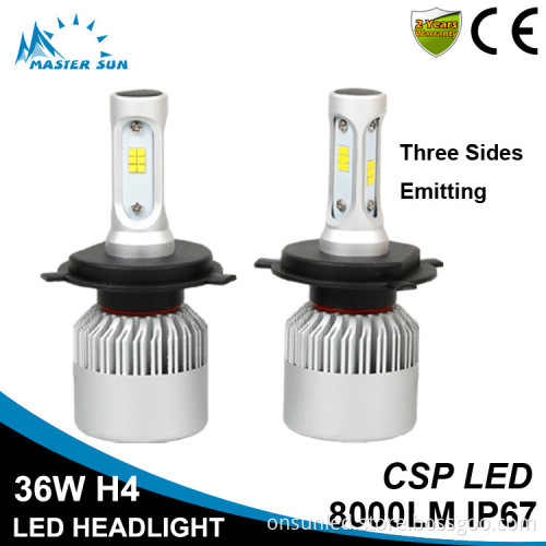 36w 8000 lumen H4 car parts accessories auto spare parts H7 auto led headlight kit led headlight bulbs H11 car led headlight